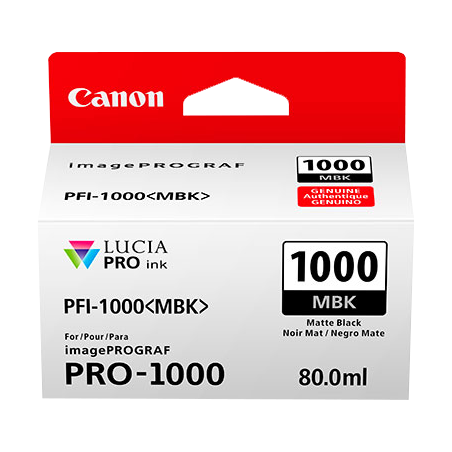 Canon PFI-1000mbk Cartouche Noir mat Originale 