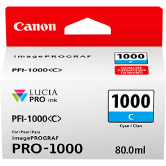 Canon PFI-1000c Cartouche Cyan Originale 