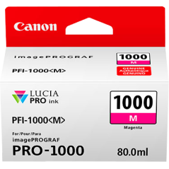Canon PFI-1000m Cartouche Magenta Originale 