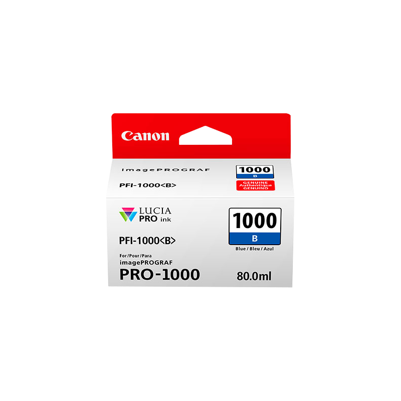 Canon PFI-1000b Cartouche Bleu Originale Canon PFI-1000b Cartouche Bleu Originale