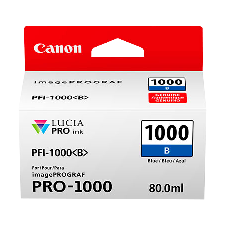 Canon PFI-1000b Cartouche Bleu Originale 