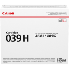 Canon 039h Toner Noir Original 