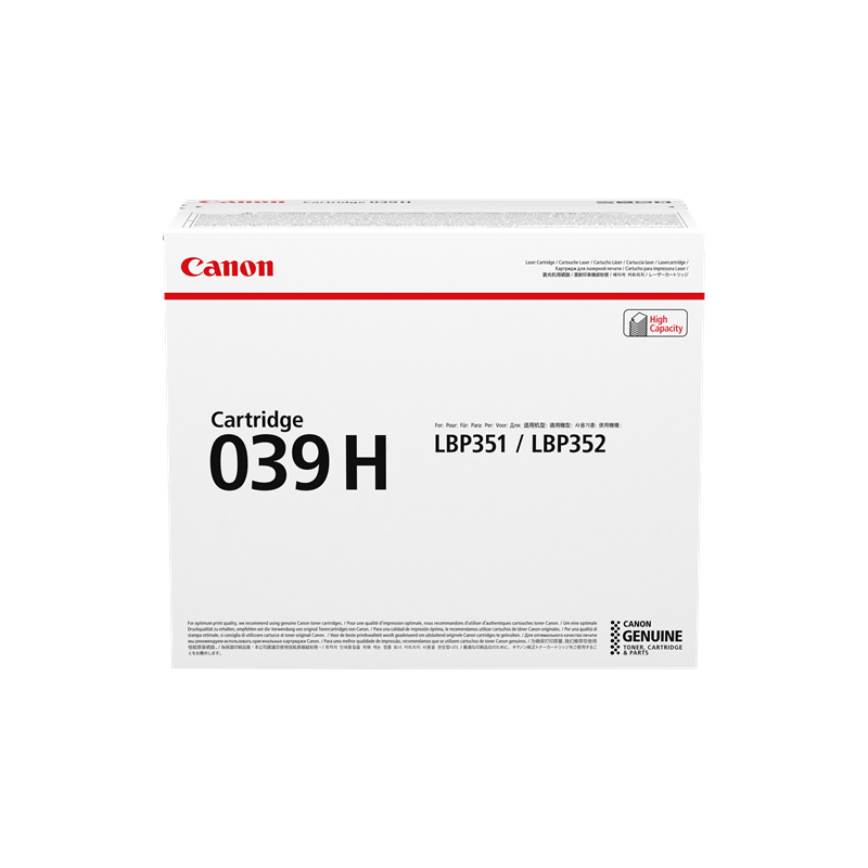 Canon 039H Toner Noir Original