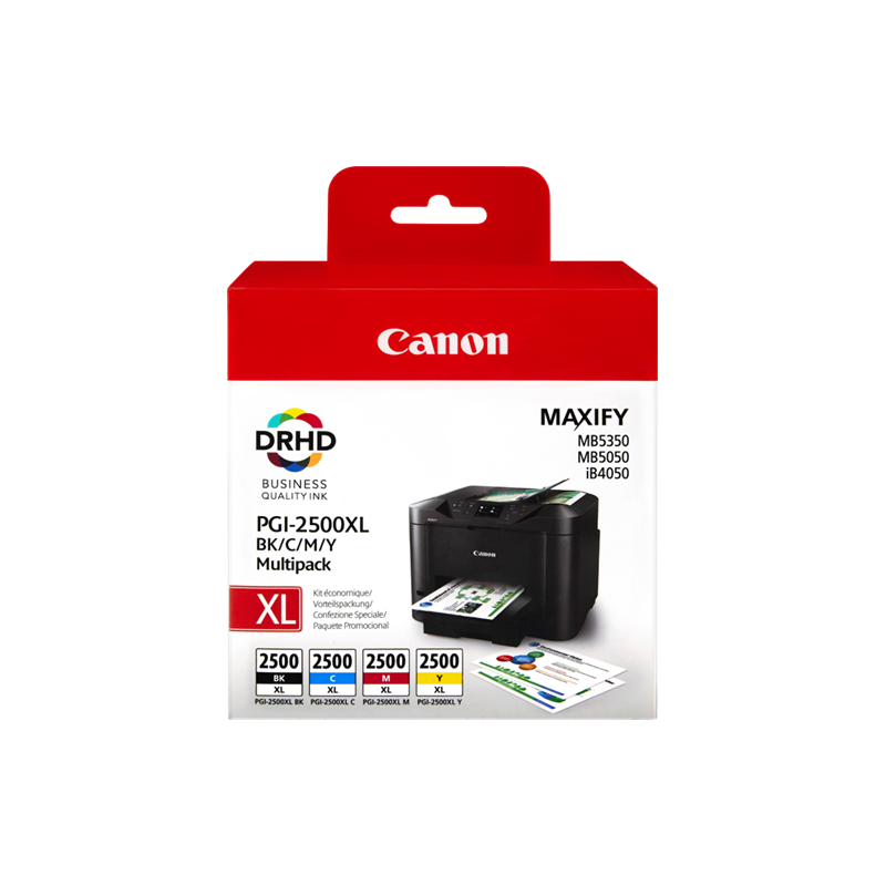 Canon PGI-2500 XL Multipack 4 Cartouches Originales