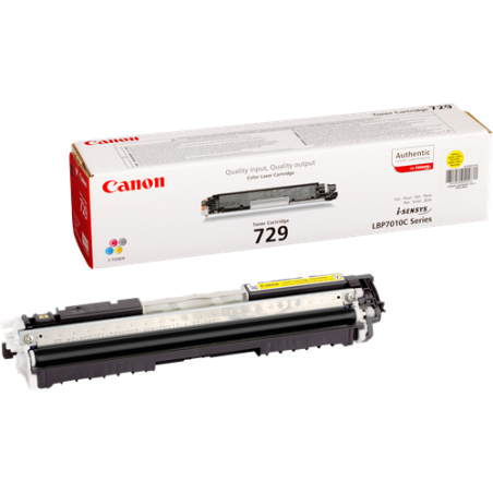 Canon 729 Toner Jaune Original 