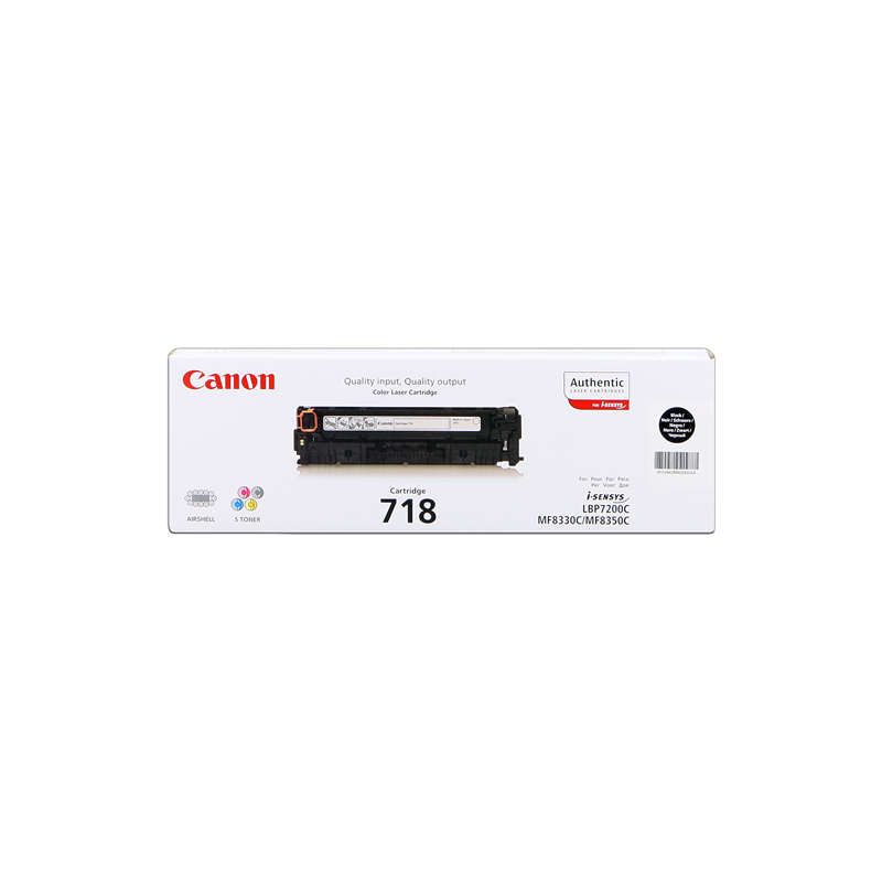Canon 718 Toner Noir Original