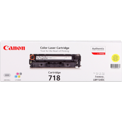 Canon 718 Toner Jaune Original 