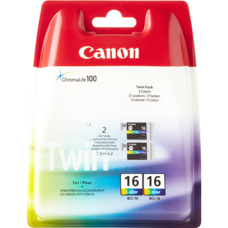 Canon BCI-16cl Cartouche Couleur Originale 