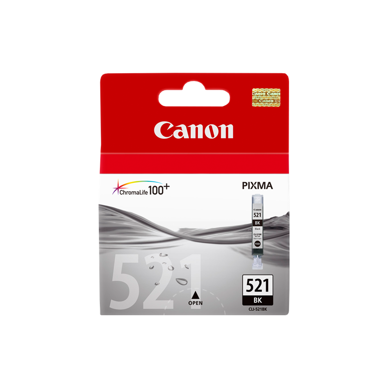 Canon CLI-521bk Cartouche Noir Originale