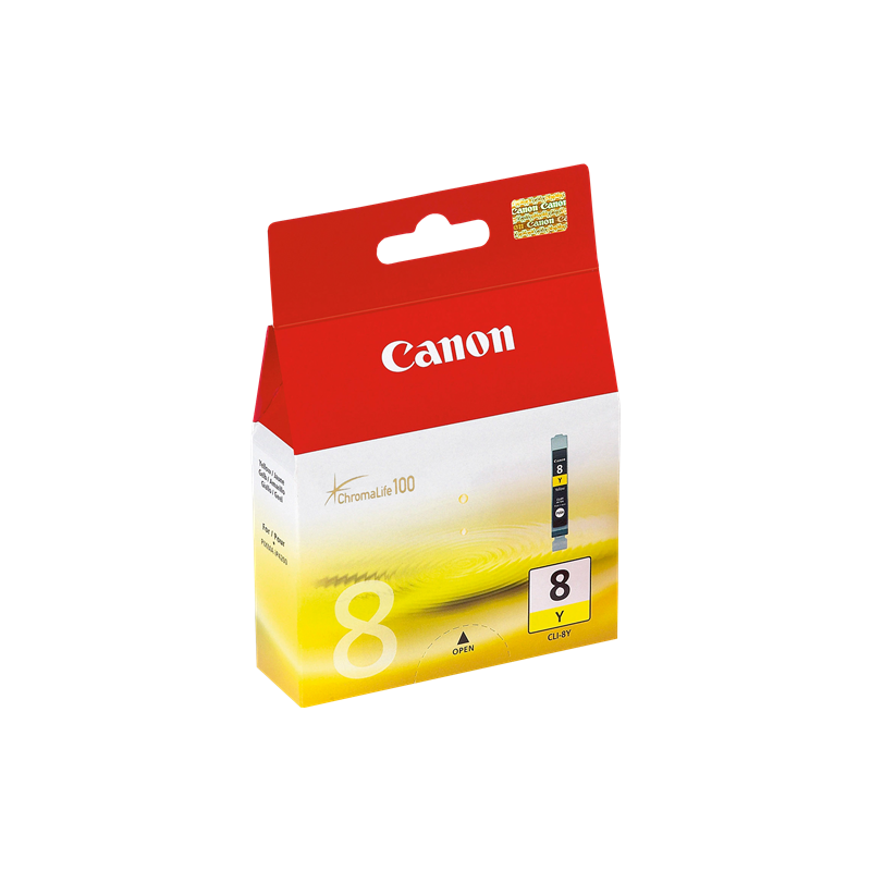 Canon CLI-8y Cartouche Jaune Originale Canon CLI-8y Cartouche Jaune Originale