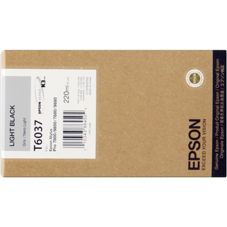 Epson T6037 Cartouche Noir Originale 