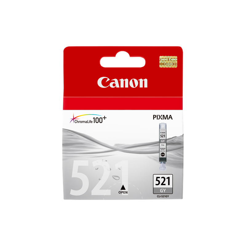 Canon CLI-521gy Cartouche Gris Originale