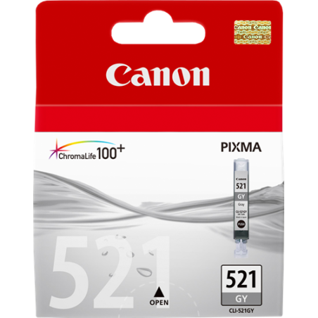 Canon CLI-521gy Cartouche Gris Originale 