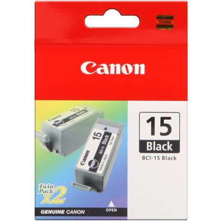 Canon BCI-15bk Cartouche Noir Originale 