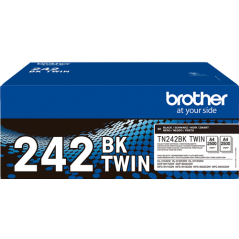 Brother TN-242BK TWIN Multipack Noir Original 