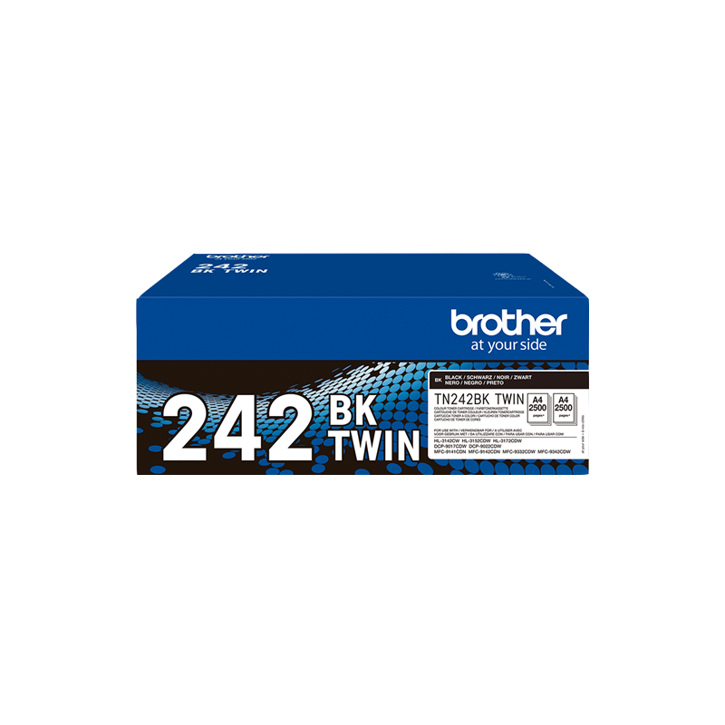 Brother TN-242BK TWIN Multipack Noir Original