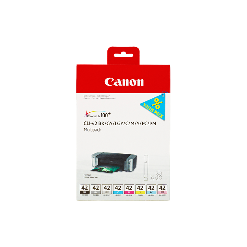 Canon CLI-42 Multipack 8 Couleurs Original