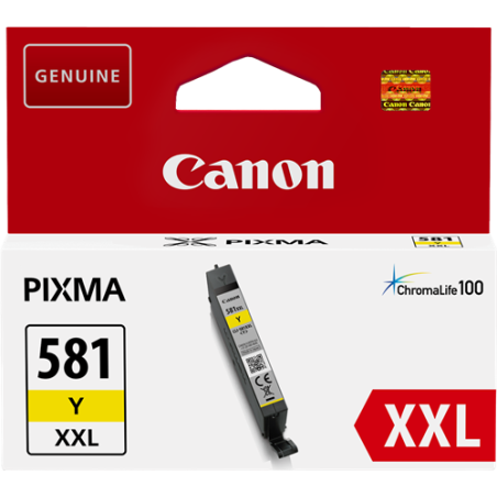 Canon CLI-581y XXL Cartouche Jaune Originale 
