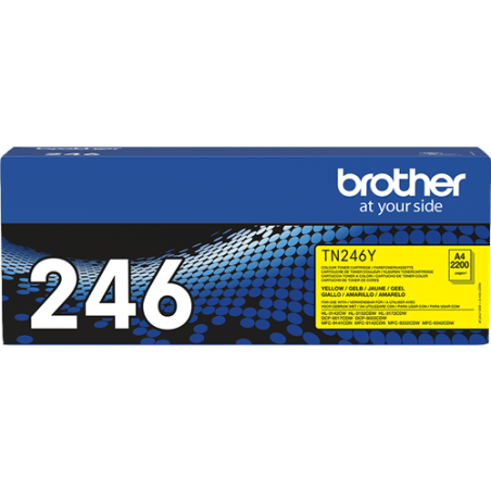 Brother TN-246Y Toner Jaune Original 