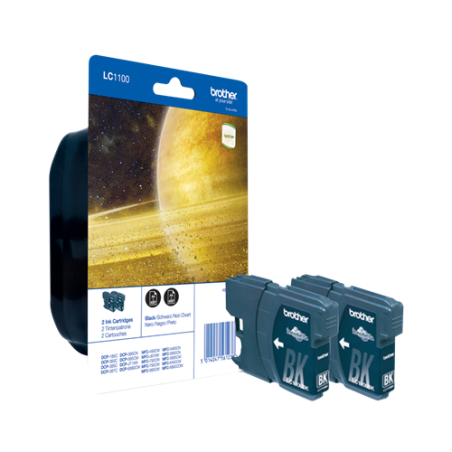 Brother LC1100BK Multipack Noir Original 
