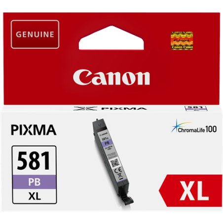 Canon CLI-581pb XL Cartouche Bleu Originale 