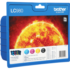 Brother LC980 Multipack 4 Couleurs Original 