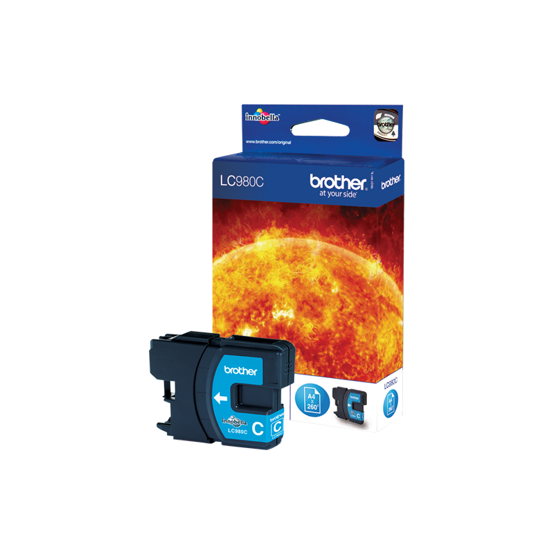 Brother LC980C Cartouche Cyan Originale