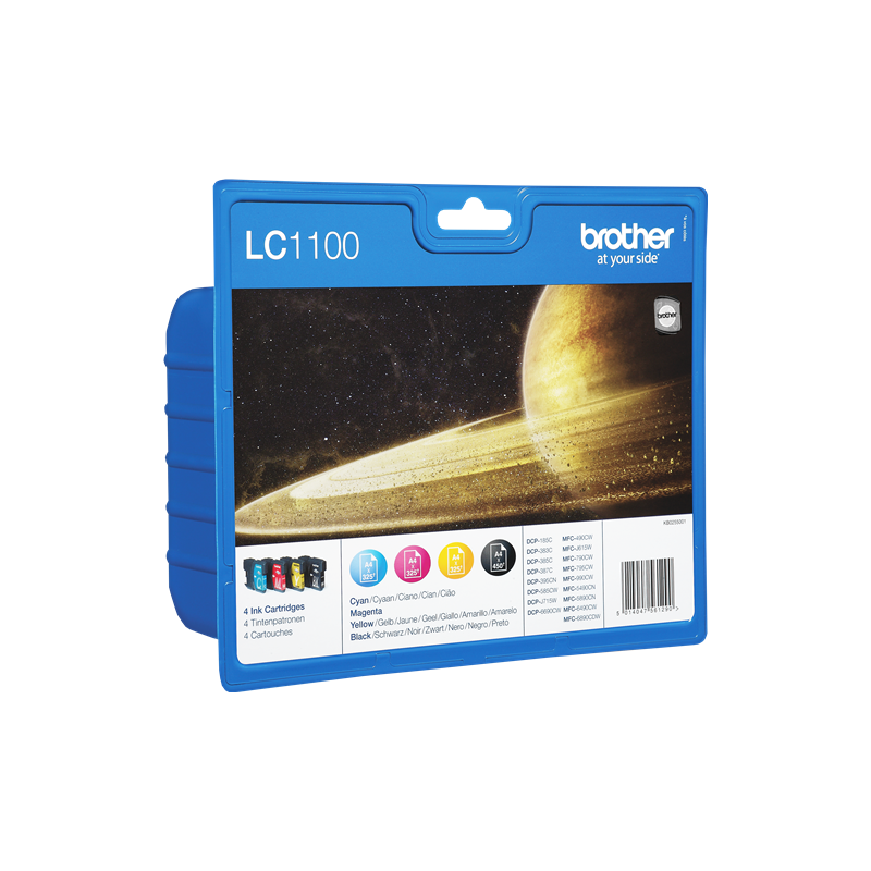 Brother LC1100 Multipack 4 Cartouches Originales
