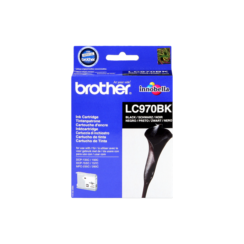 Brother LC970BK Cartouche Noir Originale