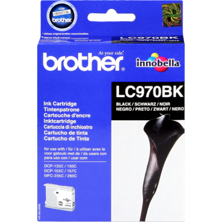 Brother LC970BK Cartouche Noir Originale 
