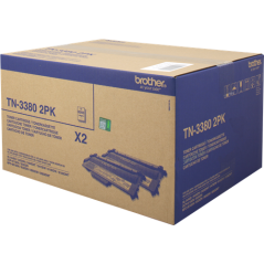 Brother TN-3380 2PK Multipack Noir Original 