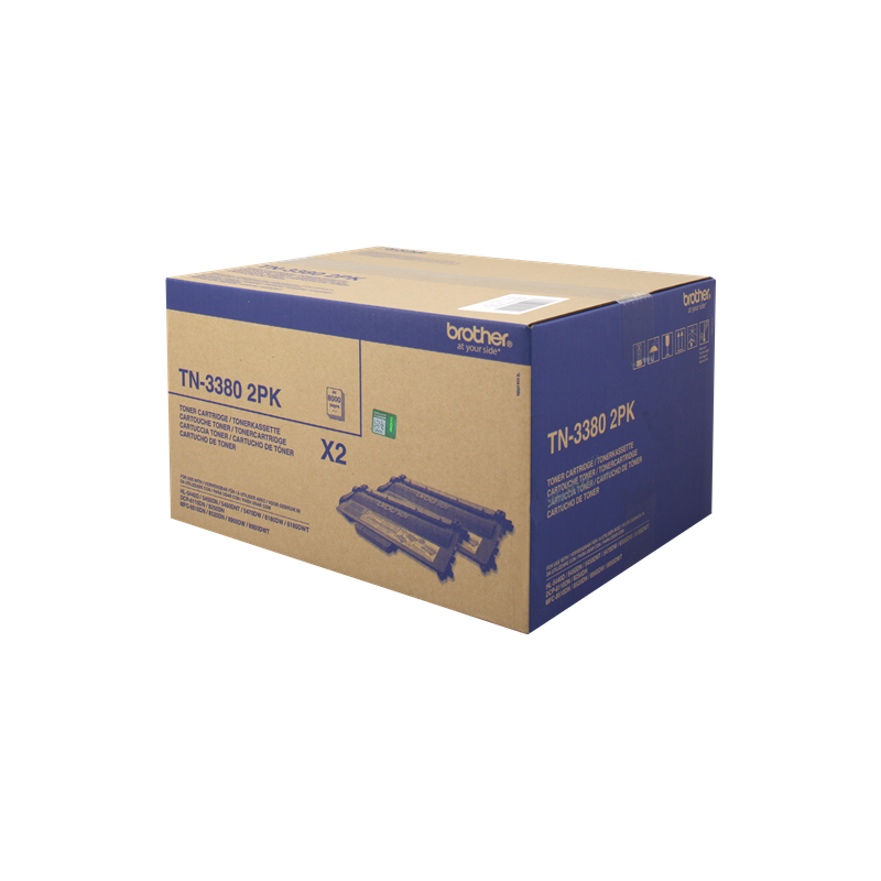 Brother TN-3380 2PK Multipack Noir Original