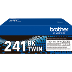 Brother TN-241BK TWIN Multipack Noir Original 