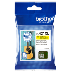 Brother LC421XLY Cartouche Jaune Originale 