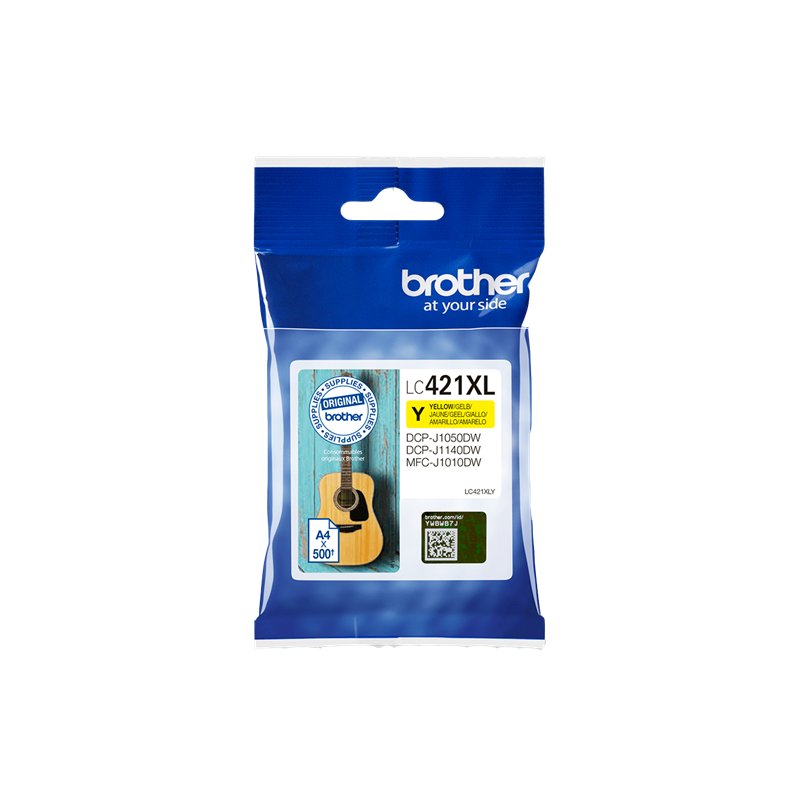 Brother LC421XLY Cartouche Jaune Originale