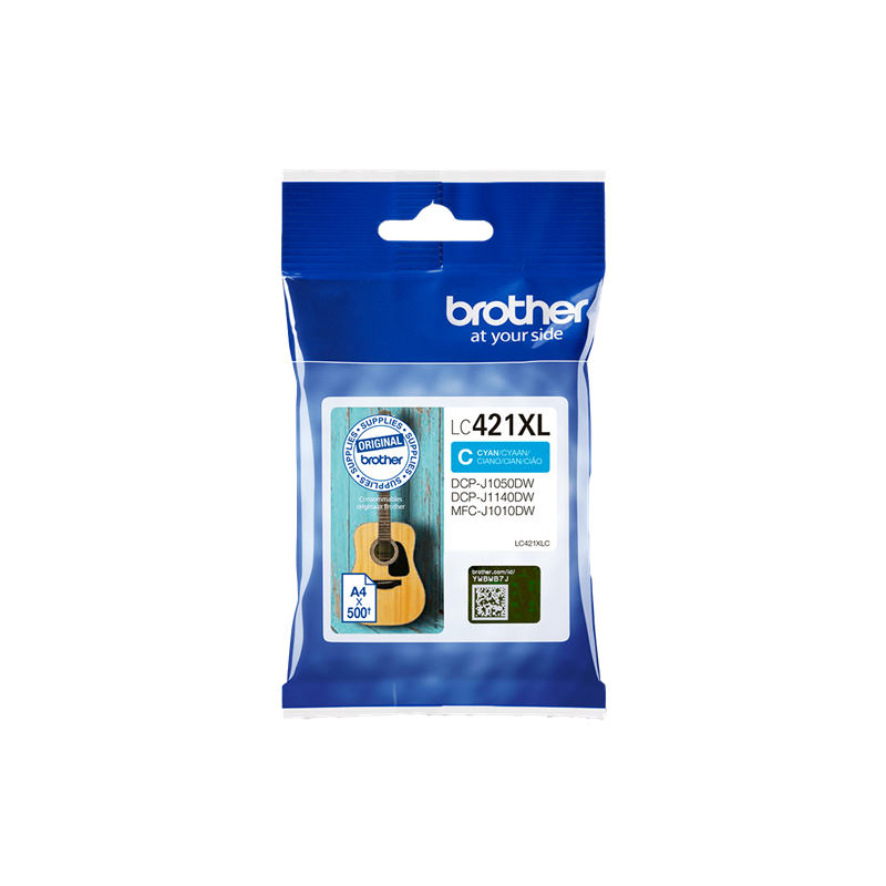 Brother LC421XLC Cartouche Cyan Originale
