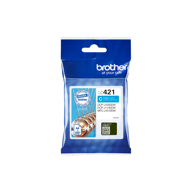 Brother LC421C Cartouche Cyan Originale