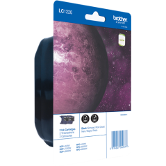 Brother LC1220BK Multipack Noir Original 