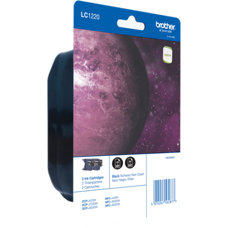 Brother LC1220BK Multipack Noir Original 