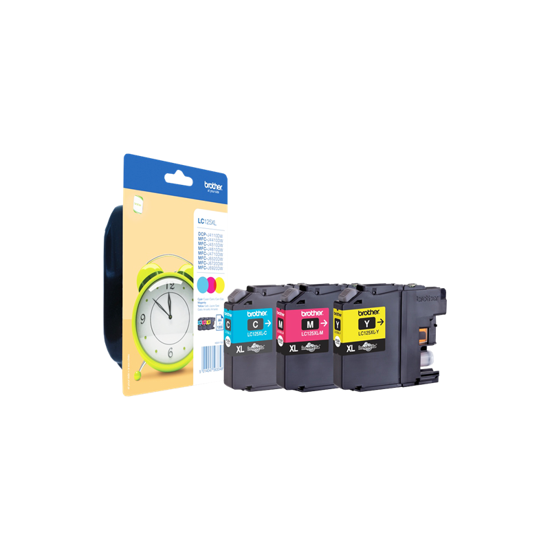 Brother LC125XL Multipack 3 Couleurs Original