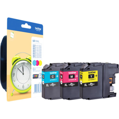 Brother LC125XL Multipack 3 Couleurs Original 