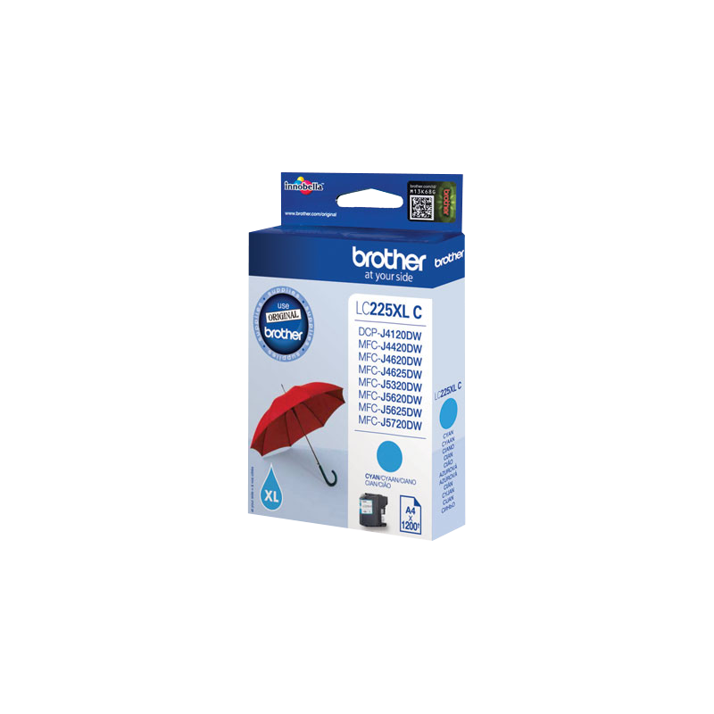 Brother LC225XL C Cartouche Cyan Originale