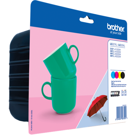 Brother LC225XL / LC227XL Multipack 4 Couleurs Original 