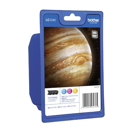 Brother LC1240 Multipack 3 Couleurs Original 