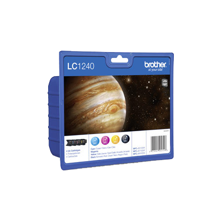 Brother LC1240 Multipack 4 Couleurs Original 
