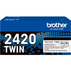 Brother TN-2420 TWIN Multipack Noir Original 