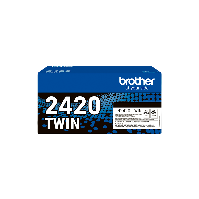 Brother TN-2420 TWIN Multipack Noir Original