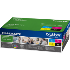 Brother TN-243CMYK Multipack 4 Couleurs Original 