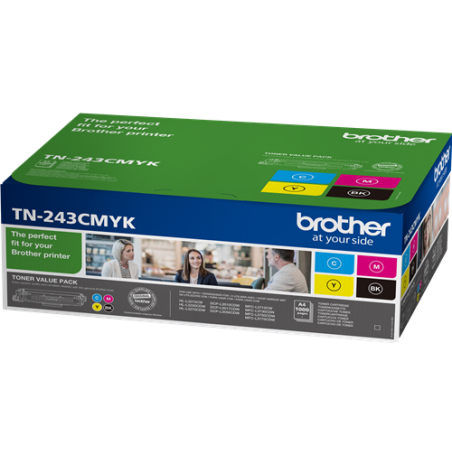 Brother TN-243CMYK Multipack 4 Couleurs Original 