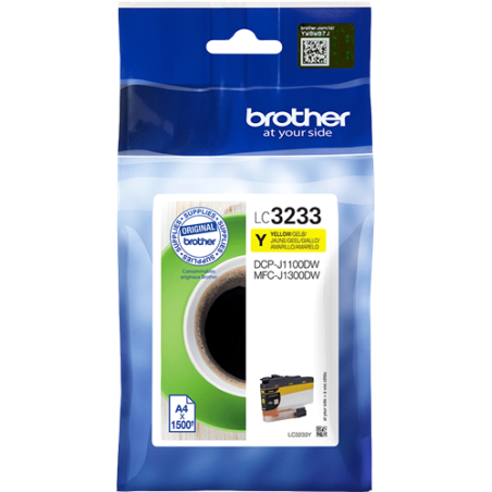 Brother LC3233Y Cartouche Jaune Originale 